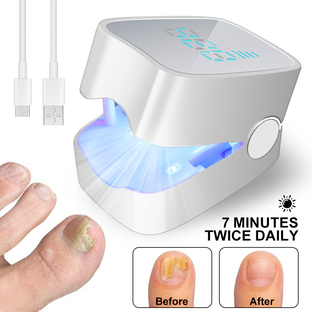 1 Digital display portable aid, ultraviolet nail phototherapy lamp