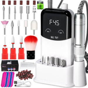 New Portable Nail Art Polisher SG717 Electric Nail Grinder for Dead Skin Removal and Polishing