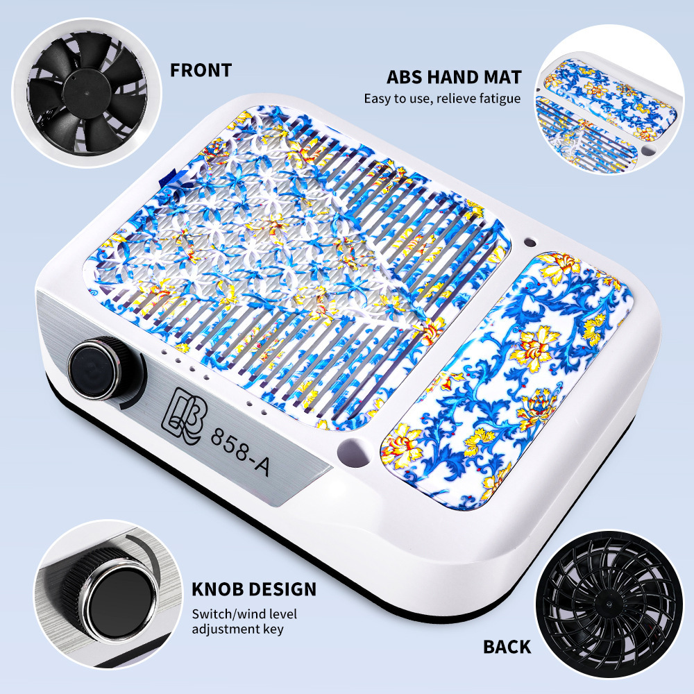 1 858-A Nail Art Vacuum Cleaner Nail Art Hand Pillow 2-in-1