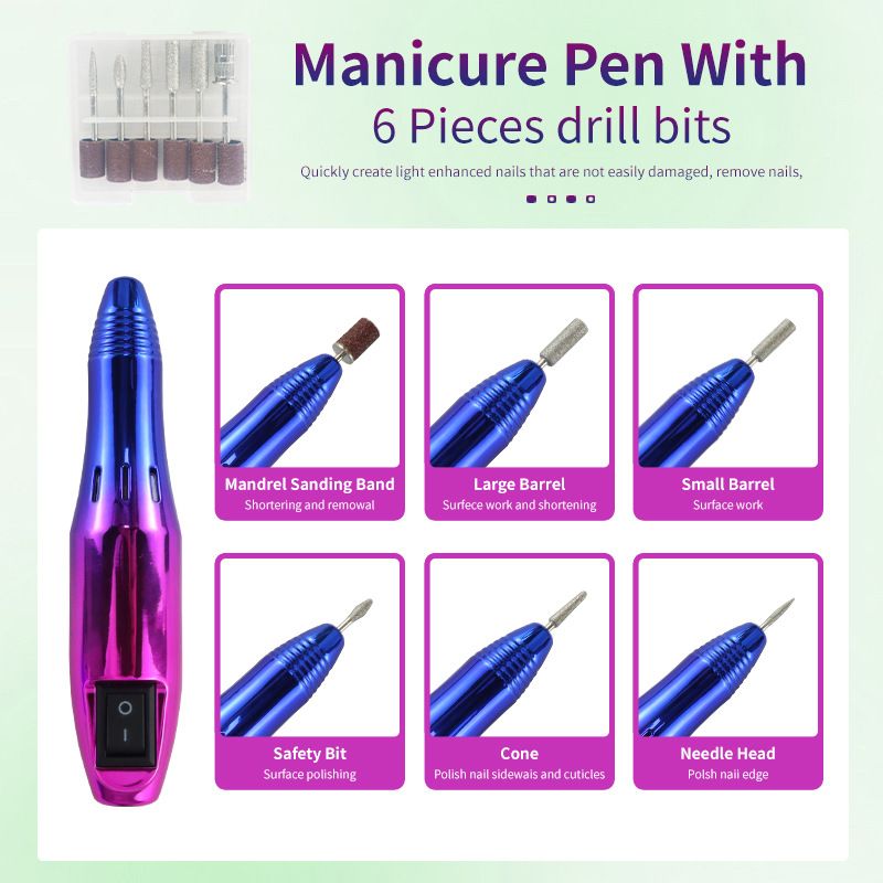 3 Foreign trade hot-selling nail polisher electric nail removal tool - Image 4