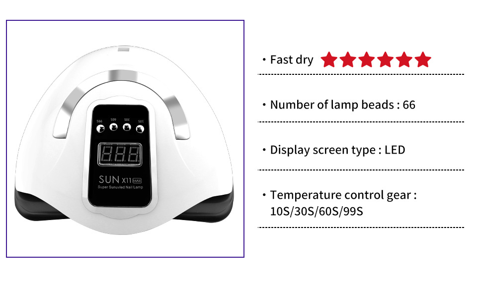 5 UV/LED Nail Lamp Nail Dryer Faster Gel Polish Machine Professional Curing Light Cure Different Kinds of Gel Polish - Image 4