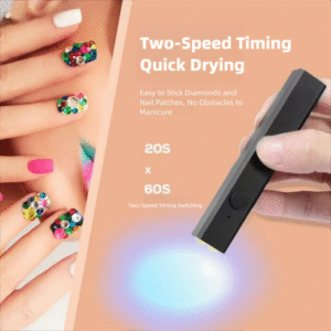 Mini Handheld UV Lamp for Gel Nails, Nail Glue & Gel Polish with USB Cable