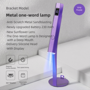 Cordless Mini Nail Art Lamp | Shijinhong, Purple Handheld Nail Lamp