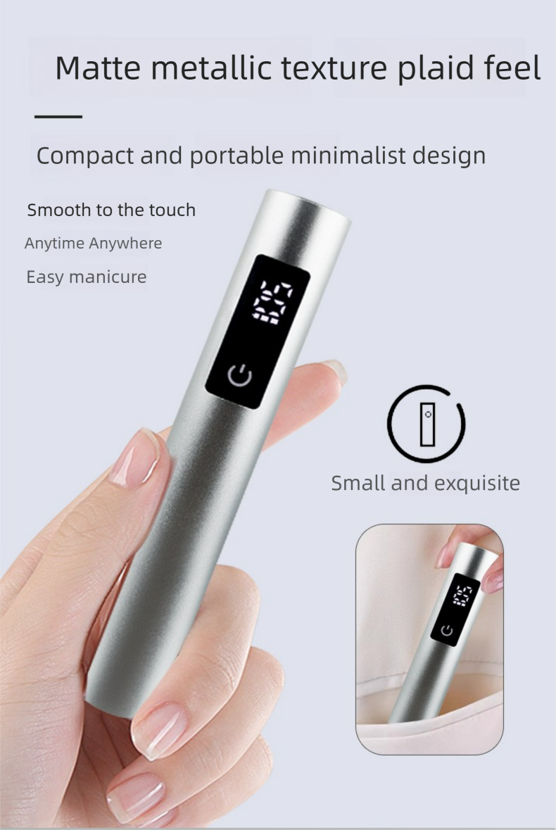 editor_1749801869951 Portable cylindrical nail lamp 395nm wavelength 3W power mobile phone charger can be charged